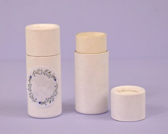 Pack of 15ml Cardboard Lip Balm Tubes - Biodegradable Eco Friendly Push Up Tubes