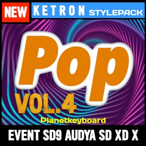 Styles for Ketron EVENT SD9 SD90 SD40 SD7 AUDYA SD5 X1 SD1 - Pop Vol. 04 - Essential Pop Styles/Song Styles for Ketron Solton Arranger