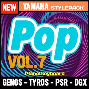 Styles for Yamaha Genos Tyros PSR-SX - Pop V.7 - Essential Pop Styles from &quot;The Greatest Styles&quot; Collection for Yamaha Arranger Keyboards