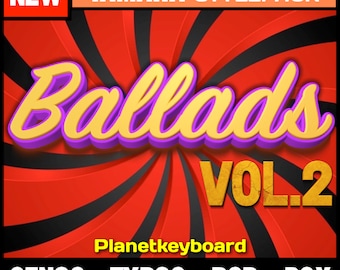 Yamaha Ballad Styles V2: Genos, Tyros, PSR-SX (digital nedladdning)