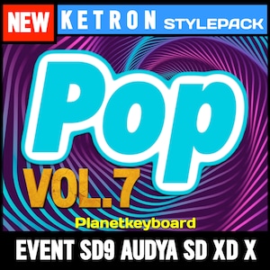 Styles for Ketron EVENT SD9 SD90 SD40 SD7 AUDYA SD5 X1 SD1 - Pop Vol. 07 - Essential Pop Styles/Song Styles for Ketron Solton Arranger