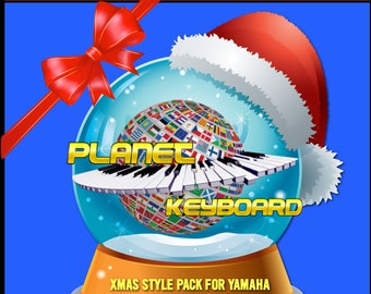 Yamaha Genos Tyros PSR Keyboard Julklappspaket med låtar och stilar (nedladdning)