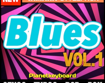 Yamaha Keyboard Blues Styles - Genos Tyros PSR-SX (Digital nedladdning)