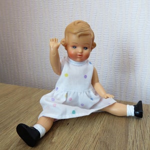Vintage Celluloid Doll Little German Doll 14cm / 5,5" New Unused