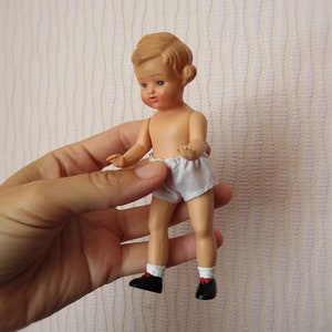 Poupée Ancienne Emma En Celluloïd - France Début XXème - 22 Cm - Bon état