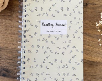 Book Review Reading Journal, A5 Wiro with TBR lists, Reading Wrap Ups, Author Lists, Quotes and Series Tracker, Book Lover Gift
