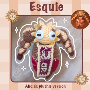 Esquie crochet PDF pattern  - Clair Obscur expedition 33 - Crochet Pattern Digital PDF - Amigurumi Tutorial