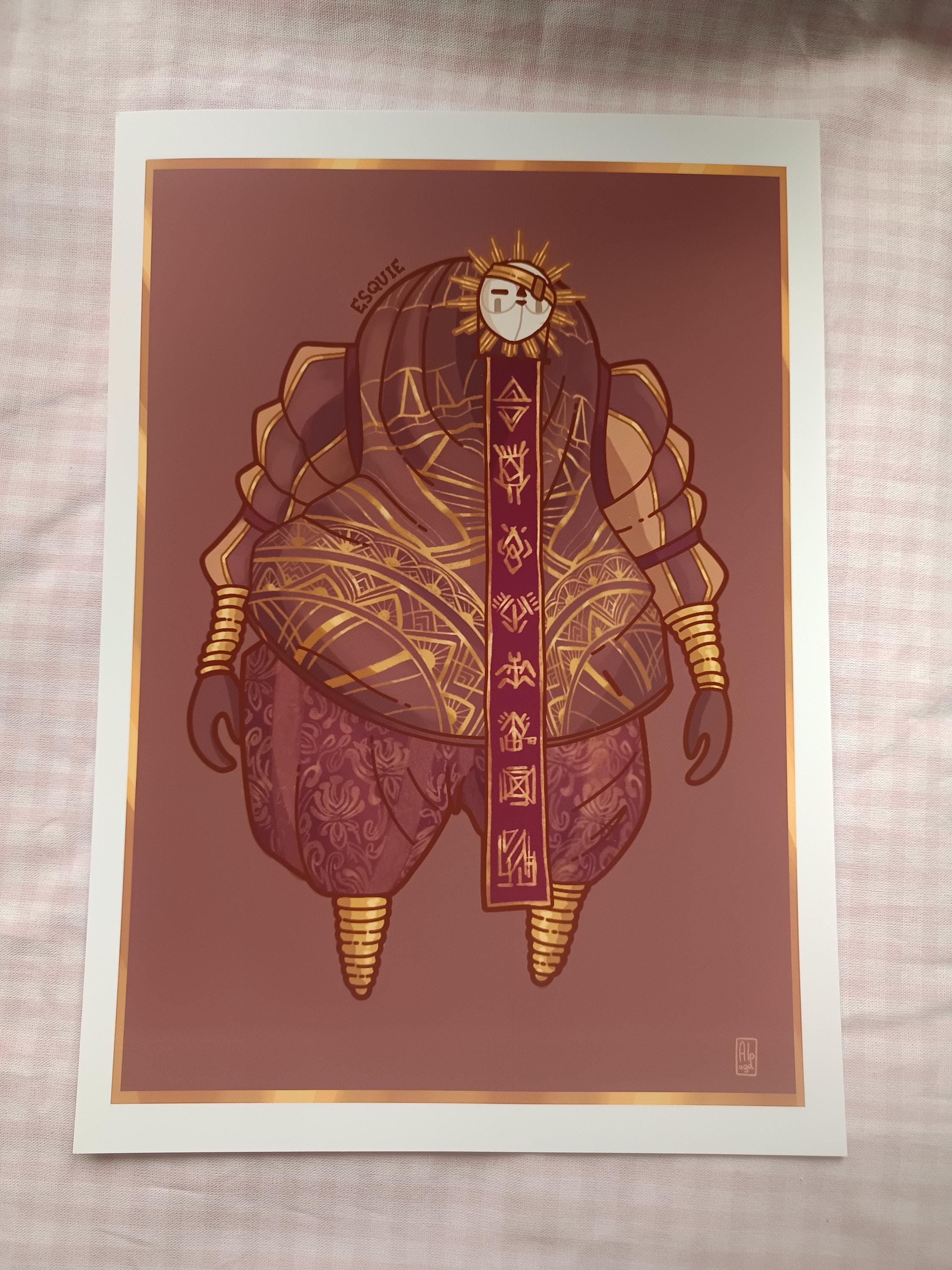 ARTWORK ラビュリンス A6/A4 Illustration Esquie Clair Obscur : Expedition 33 - Etsy