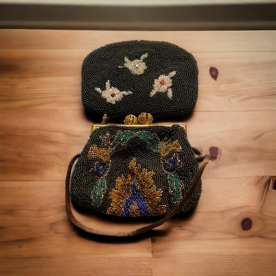 Beaded Coin Purse - Rolling Stones