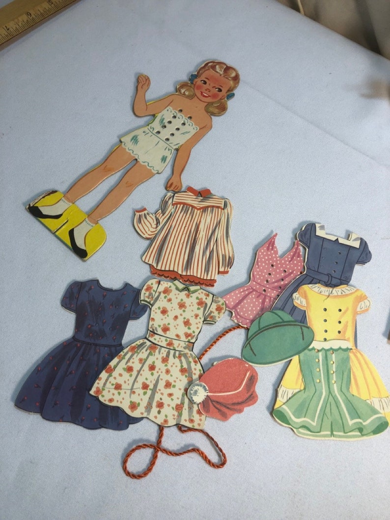 Kaboodle Kit W/vintage Paper Dolls and so Much More Etsy
