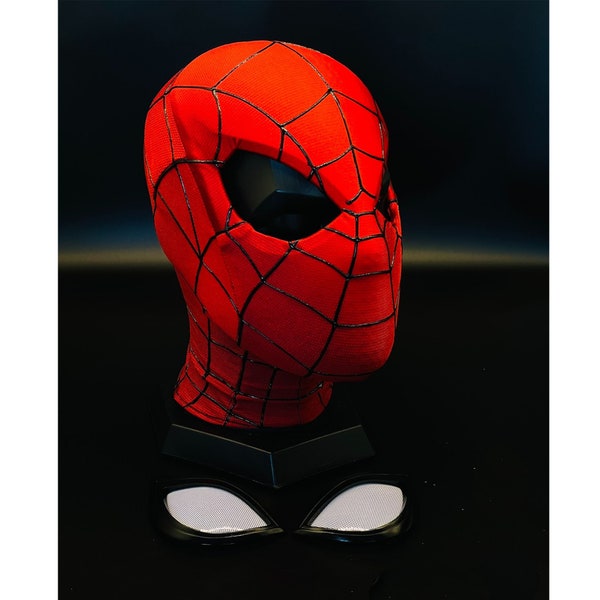 PS4 Spiderman game restoration mask is handmade. Marvel's Spiderman mask has a shell and a lens life size mask