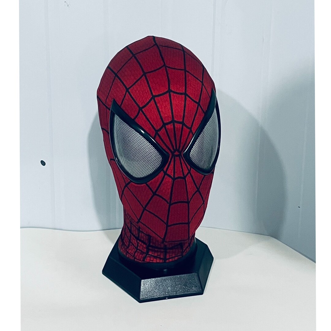Spider-man 2 Mask Prop Premium Replica With Model Base - Etsy