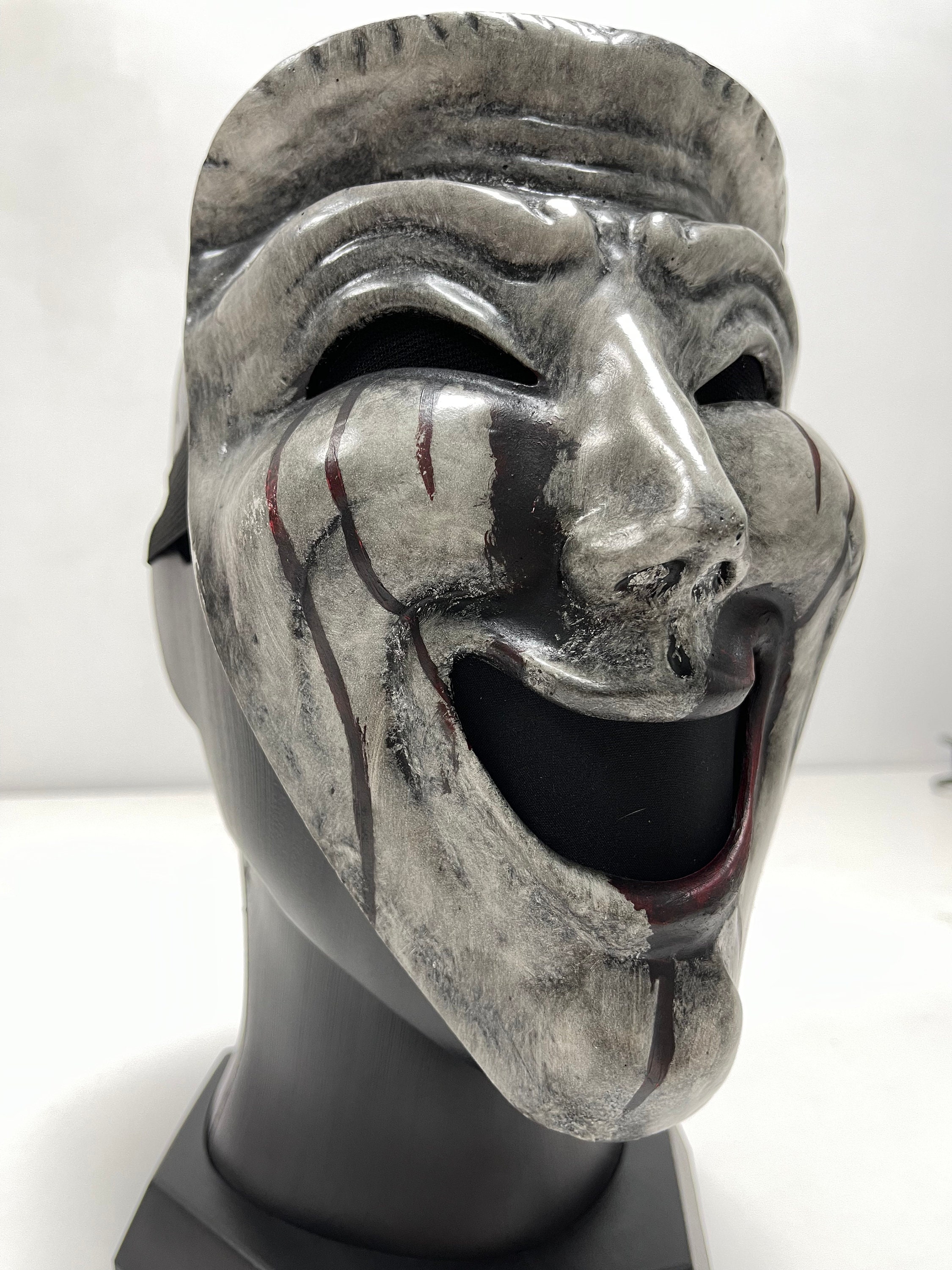 Blood Stain SCP 035 Mask Comedy Mask Tragedy Mask Wearable Role-playing  Helmet SCP Foundation 035 Prop Replica -  Denmark