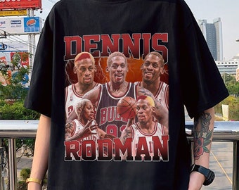 Dennis Rodman Shirt Dennis Rodman Classic 90s Graphic Tee 