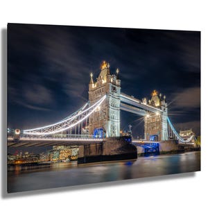 London Tower Bridge, Bridge Wall Art, London canvas, Tower Bridge Art, Wall Art, Bridge, London, Poster Wall Art, River Thames, British art