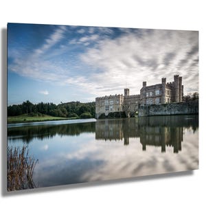 Castello di Leeds, Kent, Arte murale del castello, Arte murale del castello di Leeds, Arte murale, Arte murale del Kent, Arte murale su tela del castello, Regalo di inaugurazione della casa, Foto britannica