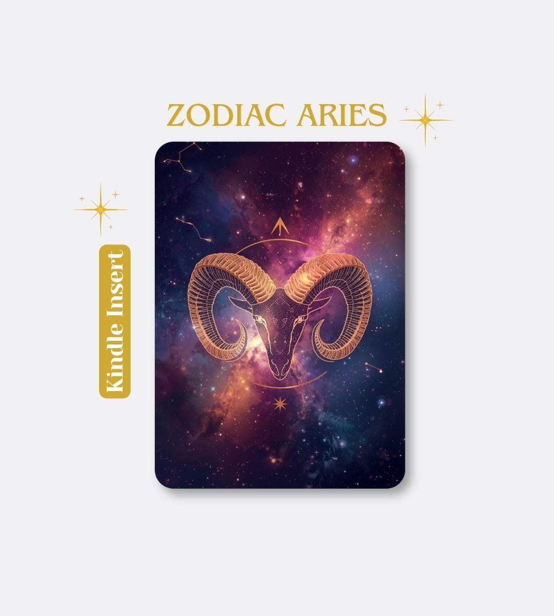 Kindle Insert Zodiac Aries | Printable Kindle Paperwhite Insert ...