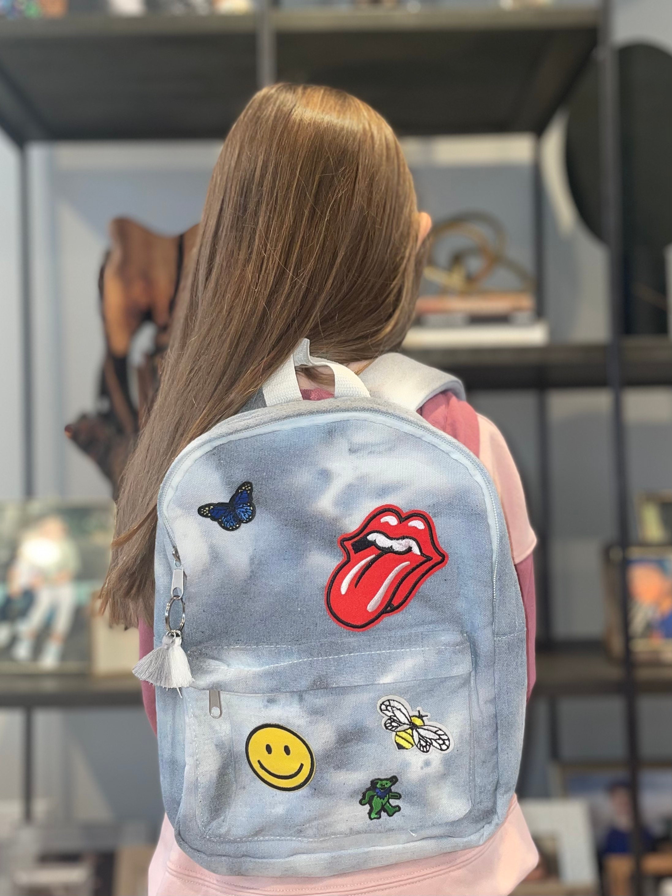 Just In: Brand New Super Cute Tie Dye Small Backpack Blue Tie Dye Backpack | somethingbaby main image 2