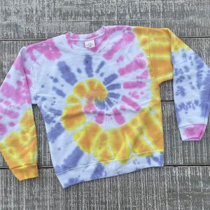 Youth medium Tie Dye Sweatshirt, girls