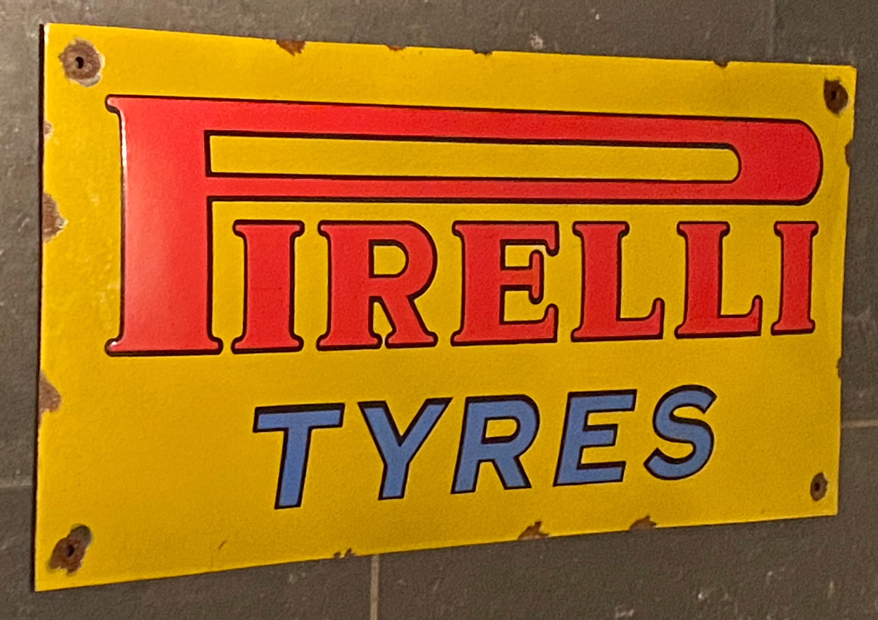 インテリア木製看板PIRELLI検)アドバタイジングMICHELIN60s70s Pirelli Signs - Etsy