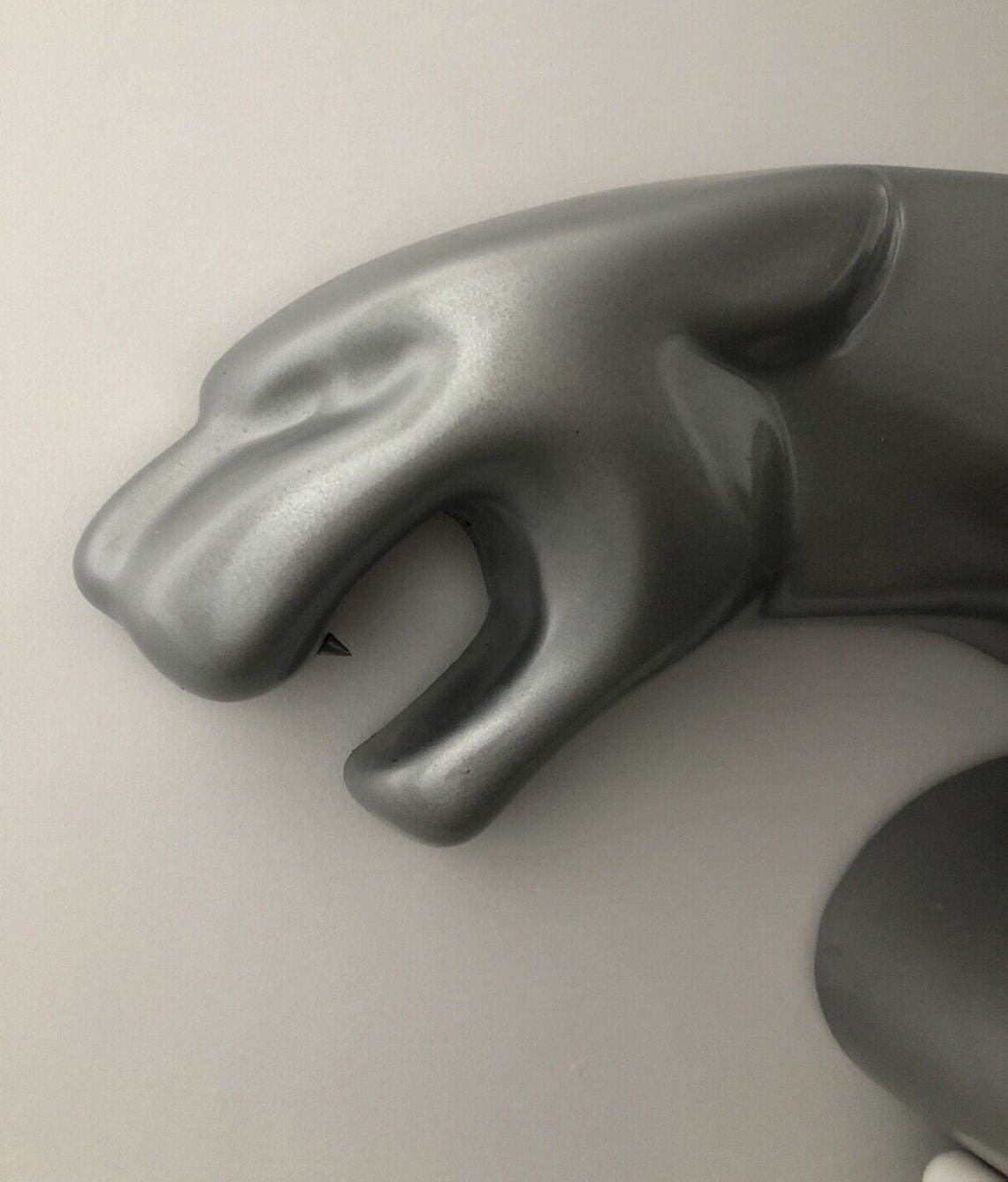 Rare Large Jaguar Dealership Mascot Leaper Wall Sign Garage Advertising