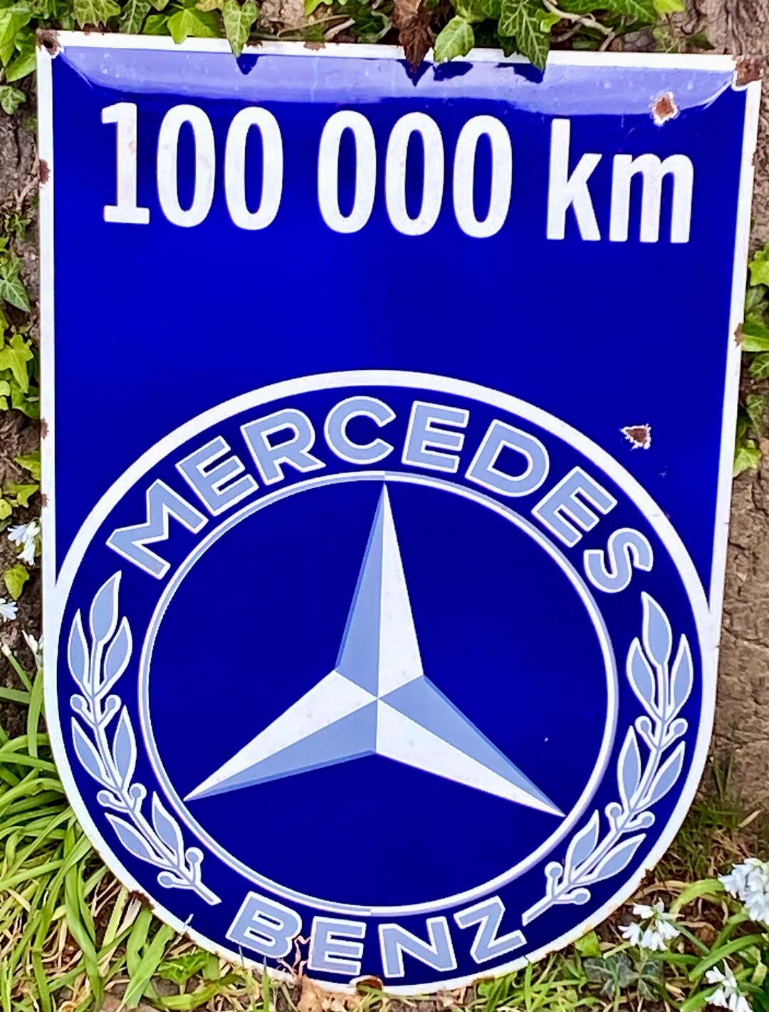 Mercedes Benz Enamel Sign Classic Car - Etsy