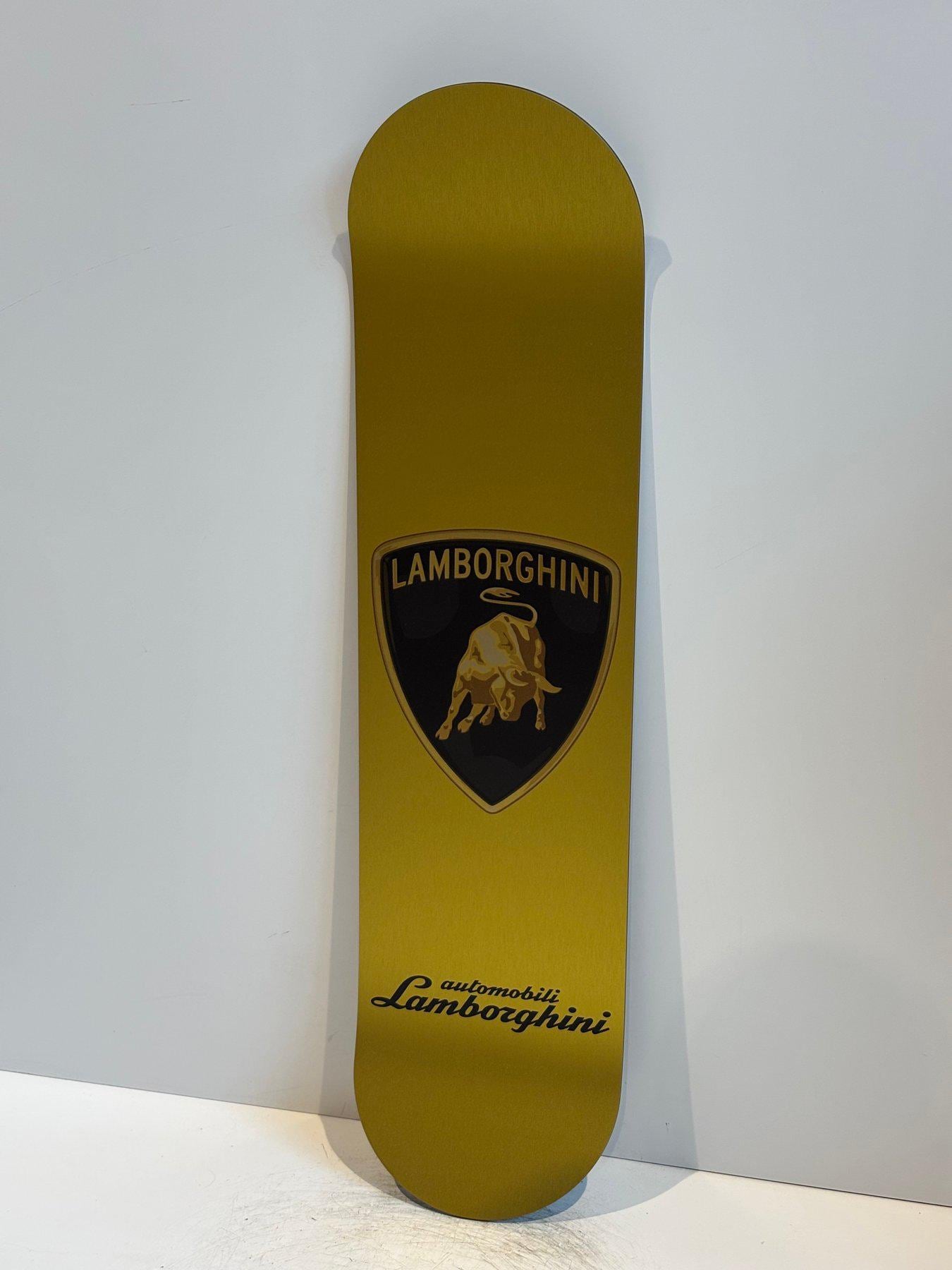 Lamborghini Skateboard Deck Wall Art: Rare Collector's Edition