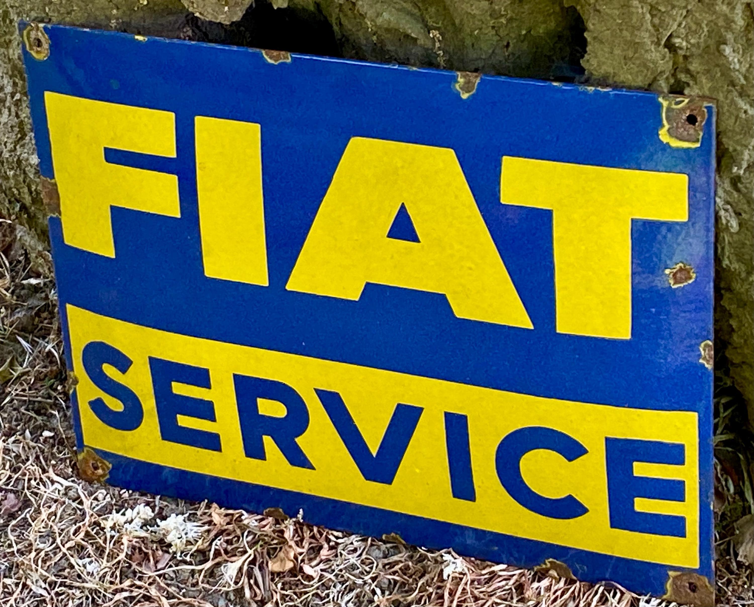 Fiat Sign - Etsy