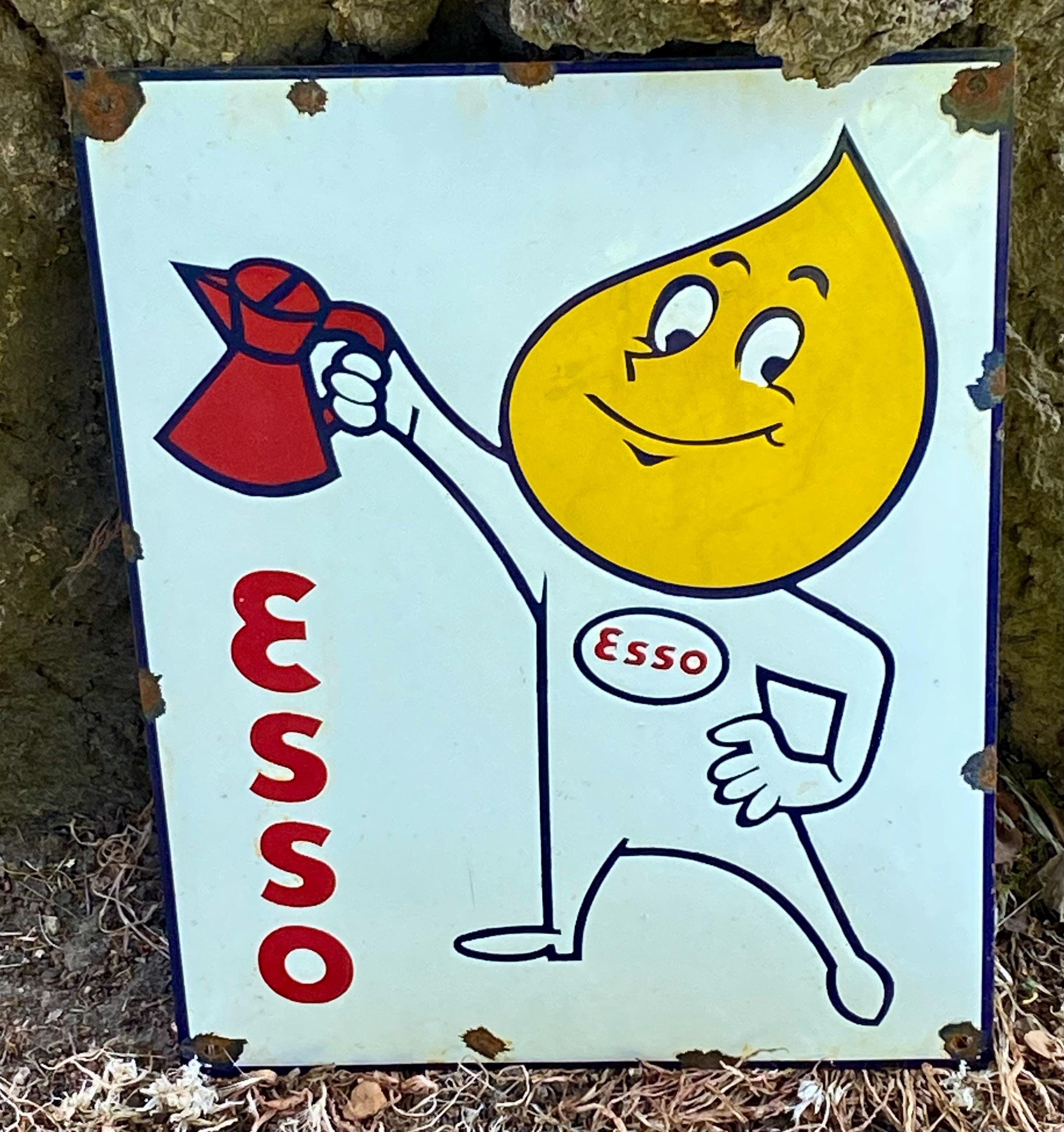 Esso oil drop man - Etsy 日本