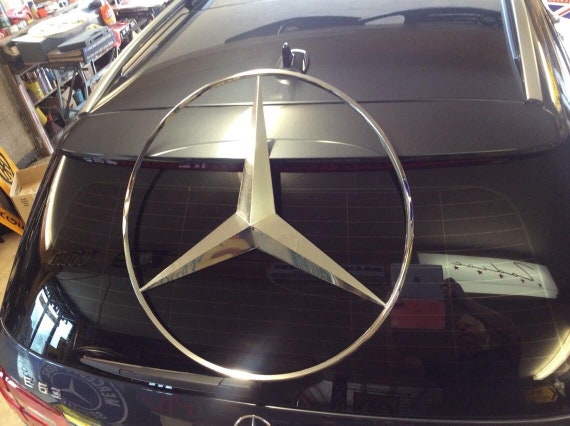 Genuine Large Mercedes Benz Tri Star Main Dealership Sign Mascot Emblem Logo Silver Garage Dealer Art AMG GT 300SL SLS Glk E63 Cla S C Class Etsy UK