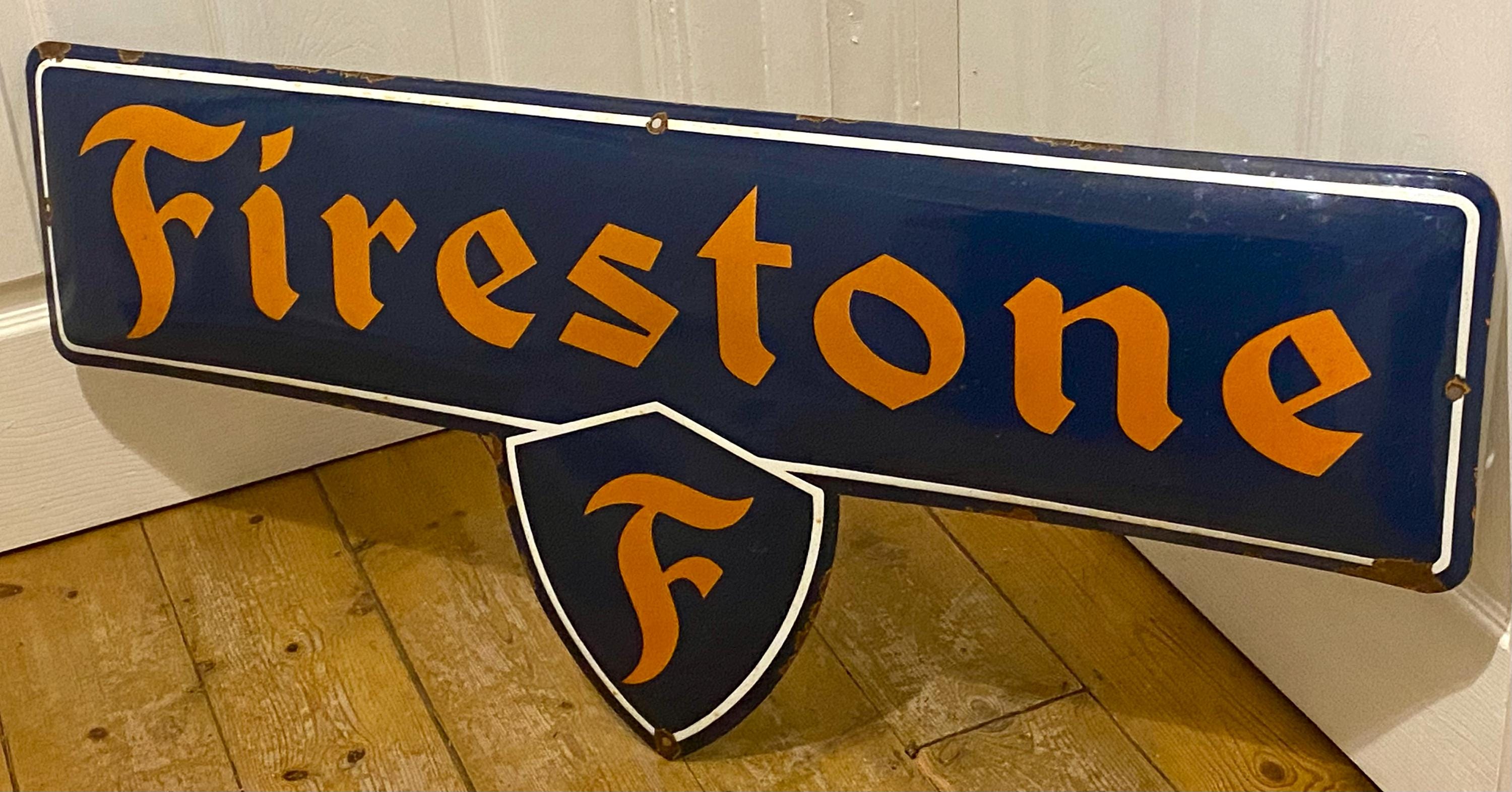 Rare Firestone Tyres Enamel Sign - Mid-century Automobilia - Etsy Rare Firestone Tyres Enamel Sign - Mid-century Automobilia - Etsy