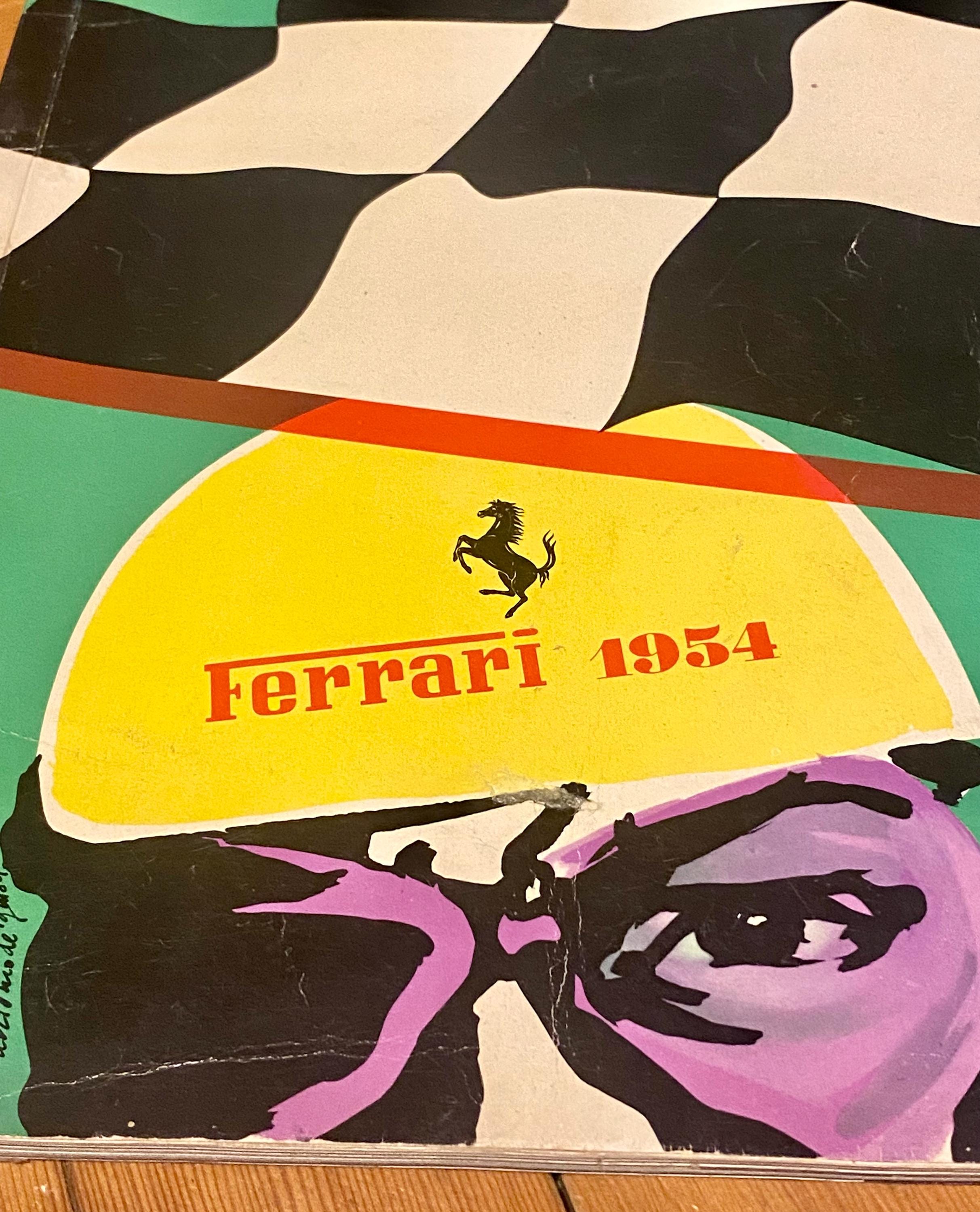 Rare 1954 Ferrari Yearbook Annuario, Collector's Manual - Etsy