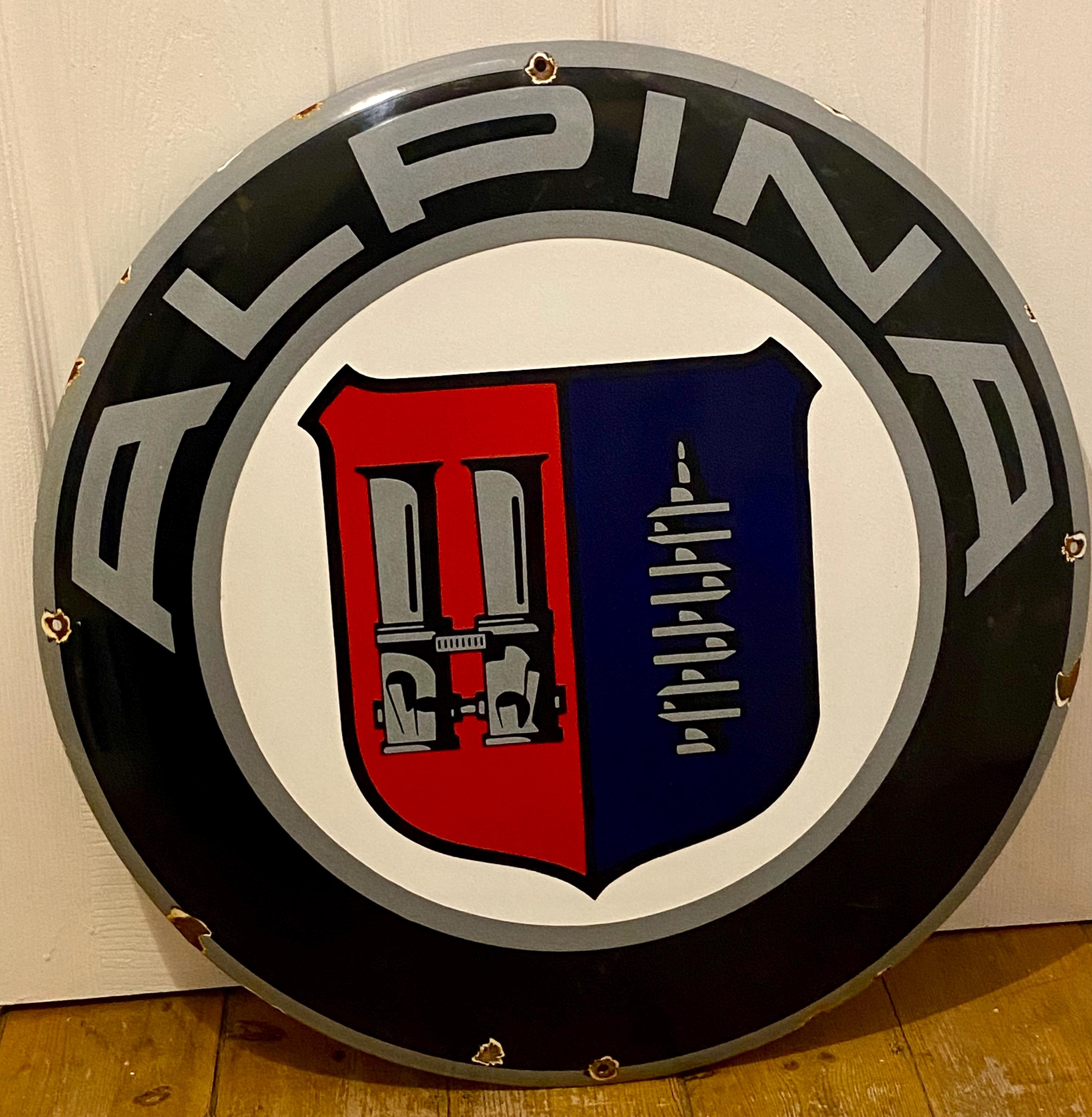 Drapeau Publicitaire BMW Alpina 90x150 Cm En Tissu - Neuf - Pour Intérieur/extérieur