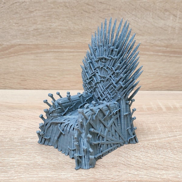 Iron Throne , imprimé en 3d , Inspiré de Game Of Thrones