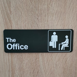 The Office door / room 3D Printed Sign from tv Show “The Office”