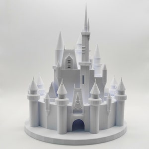 Cinderella Castle Cake Topper - 3D Printed - Miniature - Statue - Replica - Disney Inspired