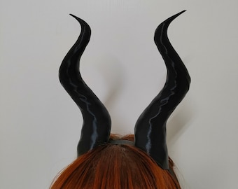 Maleficent Inspired Horns 3D Printed for women or girls