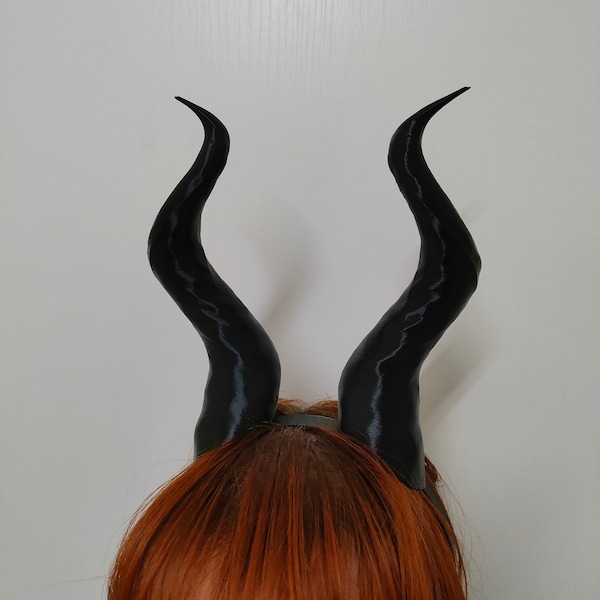 Maleficent Inspired Horns 3D Printed for women or girls