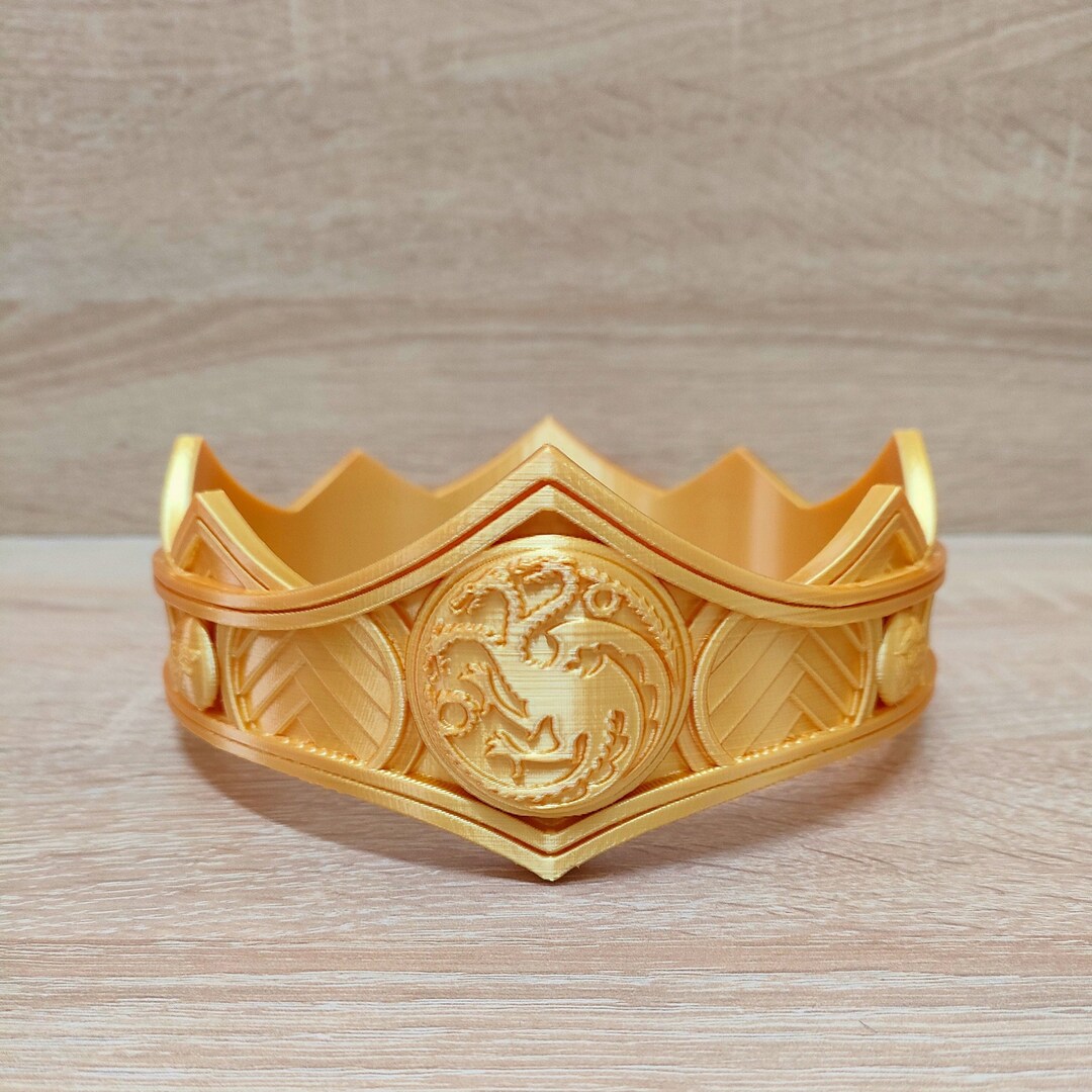 Hand Painted Viserys Crown / Headpiece , 3d Printed , Game of Thrones ...
