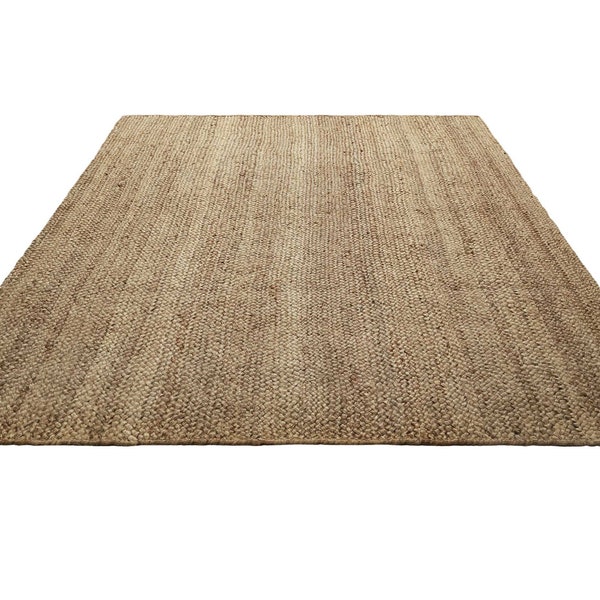 Tapis durable marron naturel en jute » Camari « Green Loop