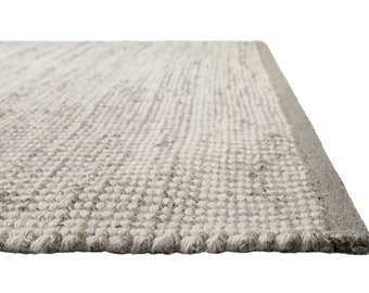 Kelim Teppich Grau Creme aus Jute & Wolle » Toulouse « Green Looop