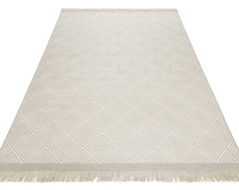 Esprit handwoven carpet beige made of wool » Cairo «