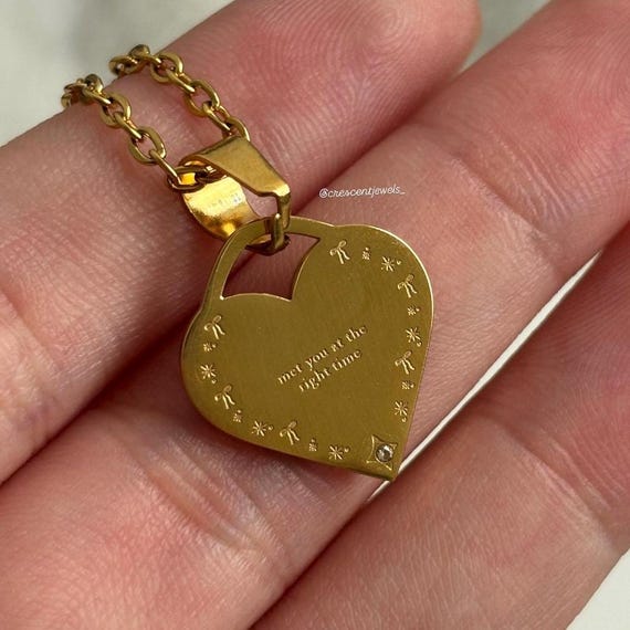 Gracie Abrams Necklaces | Feels Like | Met You at the Right Time