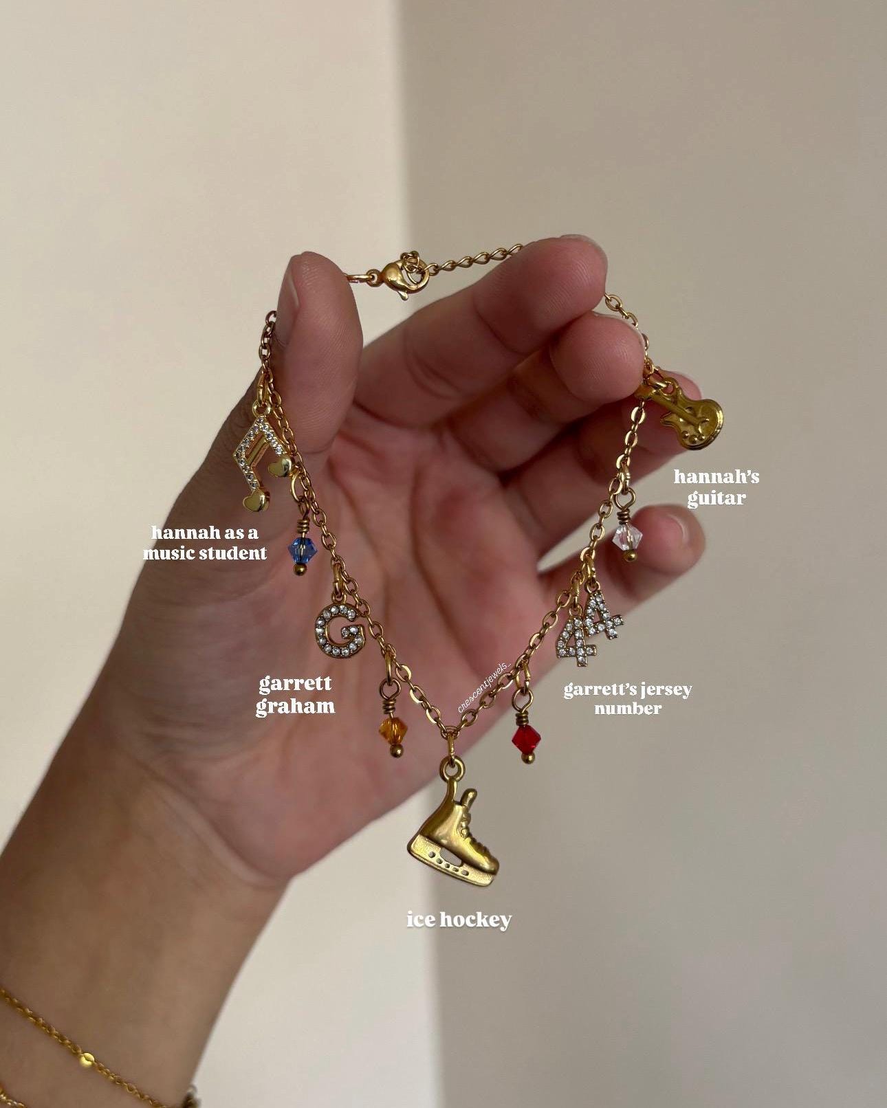 Off Campus Inspired Necklace/bracelet | Elle Kennedy | Hannah and
