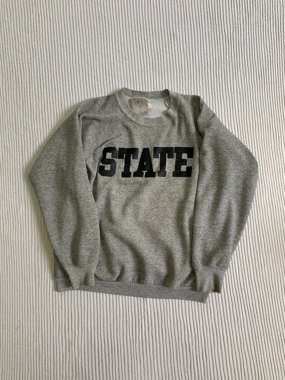 State Made in USA Vintage Collegiate Sweatshirt