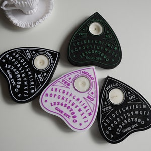 Ouija Planchette Tea Light Holder Goth Home Decor Gothic Room Goth Aestethic Goth Decor Ouija