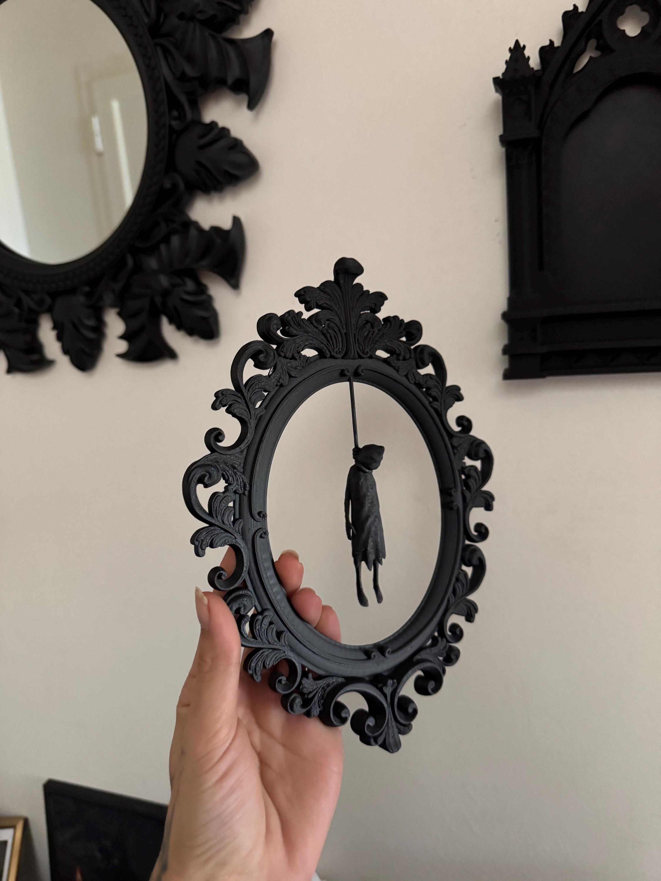 Victorian Gothic Baroque Frame – Ornate Wall Display for Dark Art, Macabre Photography or Gothic Gallery Wall Decor