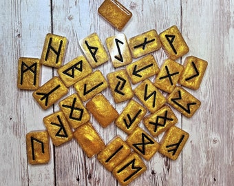 Divination Runes, Runes Set, Viking Runes, Runic Tarot, Fortune Telling, Futhark Runes, Norse Runes, Metaphysical Gift, Divination Tool