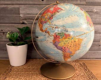 Retro Macleans Desk Globe ~ Vintage Office Decor