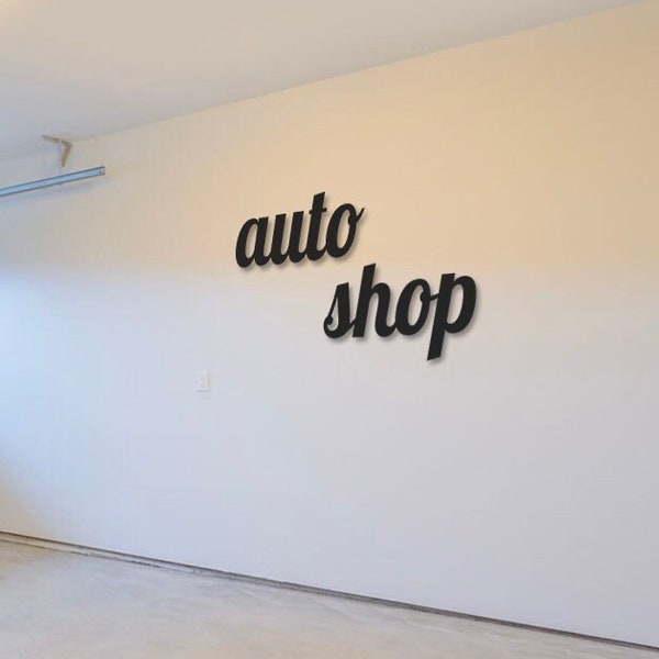 Auto Shop Decor Etsy
